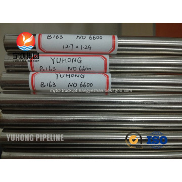 Liga 600 UNS tubos de Inconel 600 N06600